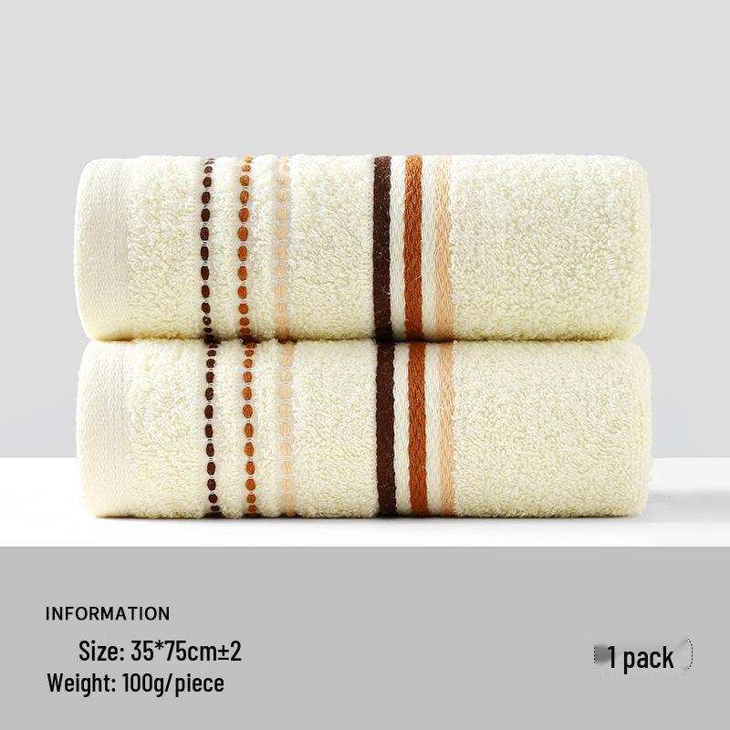 Pure Cotton Jacquard Absorbent Washcloth - All Seasons Soft Towel