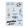Glow Soccer Tattoos, Waterproof Temporary Freckle Stickers, Football Fan Body Art for Game Day, Night Party Makeup