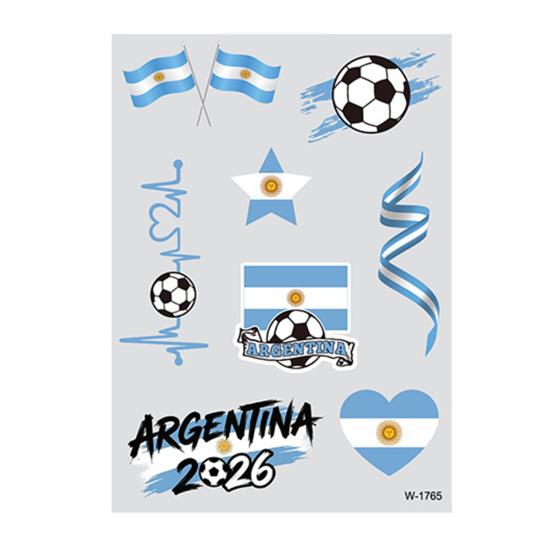 Glow Soccer Tattoos, Waterproof Temporary Freckle Stickers, Football Fan Body Art for Game Day, Night Party Makeup J