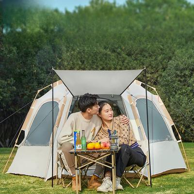 Camping Tent Outdoor Folding Portable Camping Overnight Rain-Proof Thickened Equipment Full Set Automatic Quick Unfolding