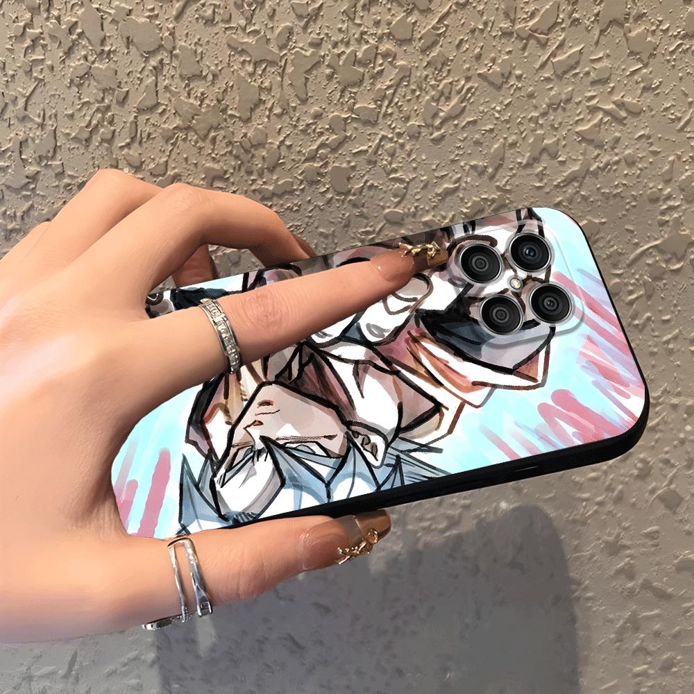 Dragon Ball Goku Anime Case for Honor X6 200 400 Lite Magic5Lite X8 X7 X5b 70 X9a 8X 90 Black Soft Phone Cover