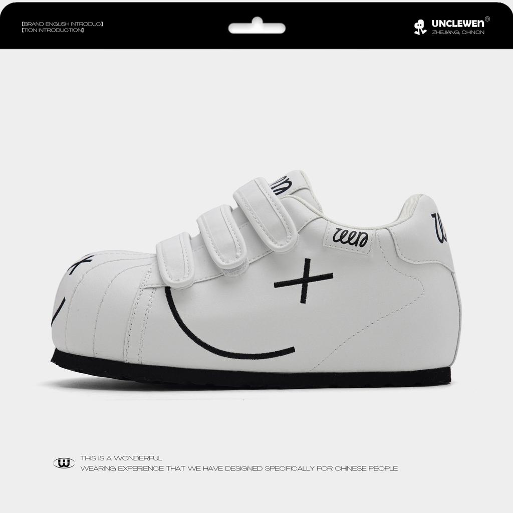 Mi You, Dudu Planet's new Velcro big head thick sole inner height-increasing shoes women's casual board shoes sports little white shoes