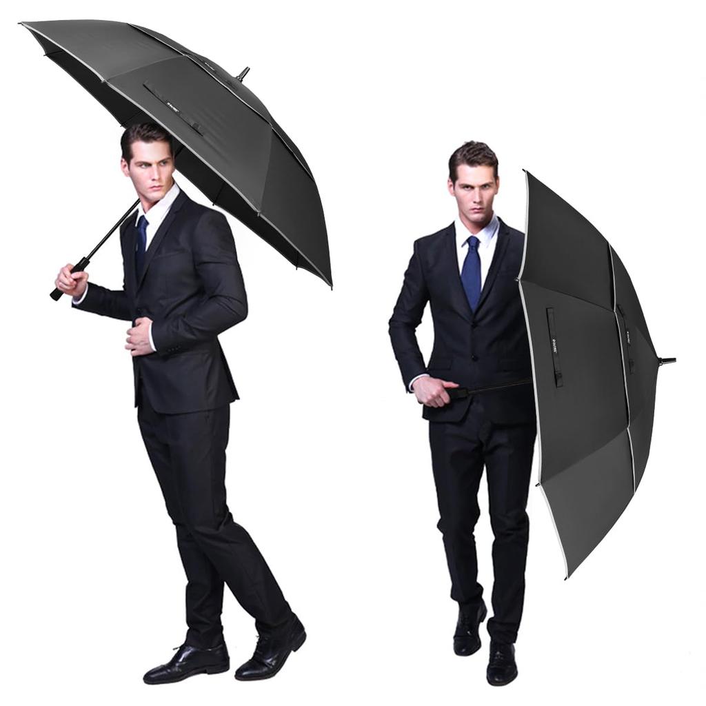 G4Free Auto Golf Large and Extra Large Double Stick Umbrella 47/54/62/68inch Open/Close Umbrella, Size, Canopy, Breathable, Windproof, Waterproof,