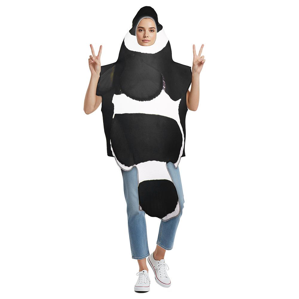

Skunk cosplay costume, adult One size fits all adults чёрный