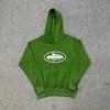Corteiz Classic Ship Print Fleece Hoodie Casual Streetwear Men Women