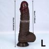 Liquid Silicone Realistic Dildo with Strong Suction Cup, Soft Textured Personal Massager for G-Spot & Prostate,Body-Safe Silicone, for Men & Women