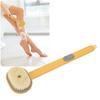 Handle Bath Brush Soft   Button Removable Brush Head Body Bath Brush for Bathroom
