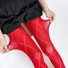 Fashion Elegant Hollowout Argyle Pattern Women's Spring Tights Slimming Leggings Opaque Pantyhose Stockings Hosiery