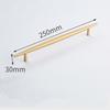 Solid Brushed Brass Kitchen Bedroom Door Handles Oval Brass Cabinet Handle Pulls
