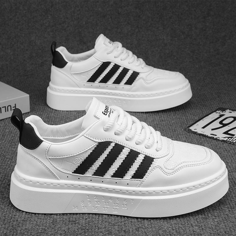 Little White Shoes Men's Spring Breathable Trend Casual Versatile Men's Shoes New Heightening Sports Board Shoes Student Tide Shoes