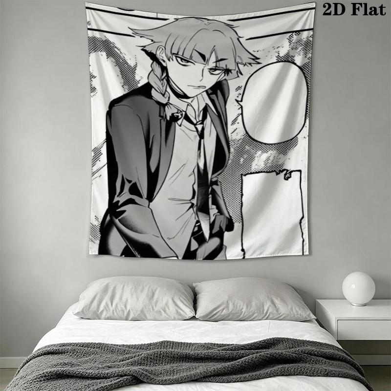 Iruma kun Wall Tapestry Aesthetic Wall Hanging Printed Fabric Blanket Decorative Tapestries for Bedroom Living Room Home Decor