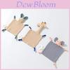 Baby Cotton Muslin Comforter With Plush Rabbit And Rabbit For Newborns