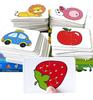 Montessori Puzzle Karty pro Batolata Hračky pro Děti Kognitivní Ovoce Zvíře Párovací Puzzle Hry Děti Učení Vzdělávací Puzzle