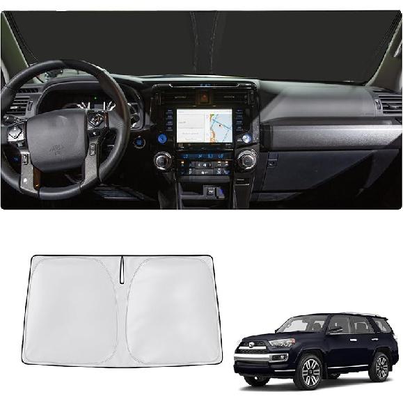 Car Windshield Sun Shade Foldable,Sun Protection for Car Front Windshield,Sun Protector for UV Ray,Car Interior Accessories for Sun Heat,Fit for