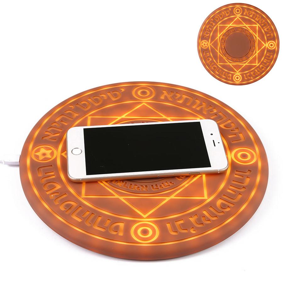 Glowing Magic Array Qi Wireless Fast Charger 10W