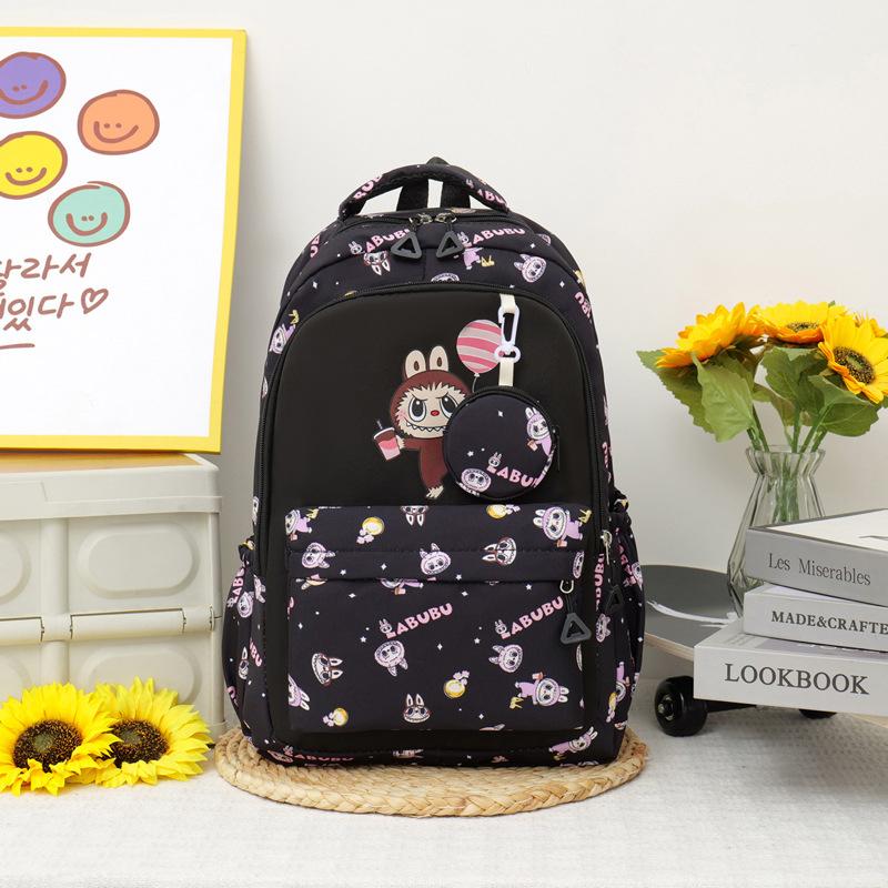 

LABUBU Backpack School Bag Leisure Backpack Children s Bag LABUBU Elementary School Backpack Girl Boy School Backpack 6 Colors