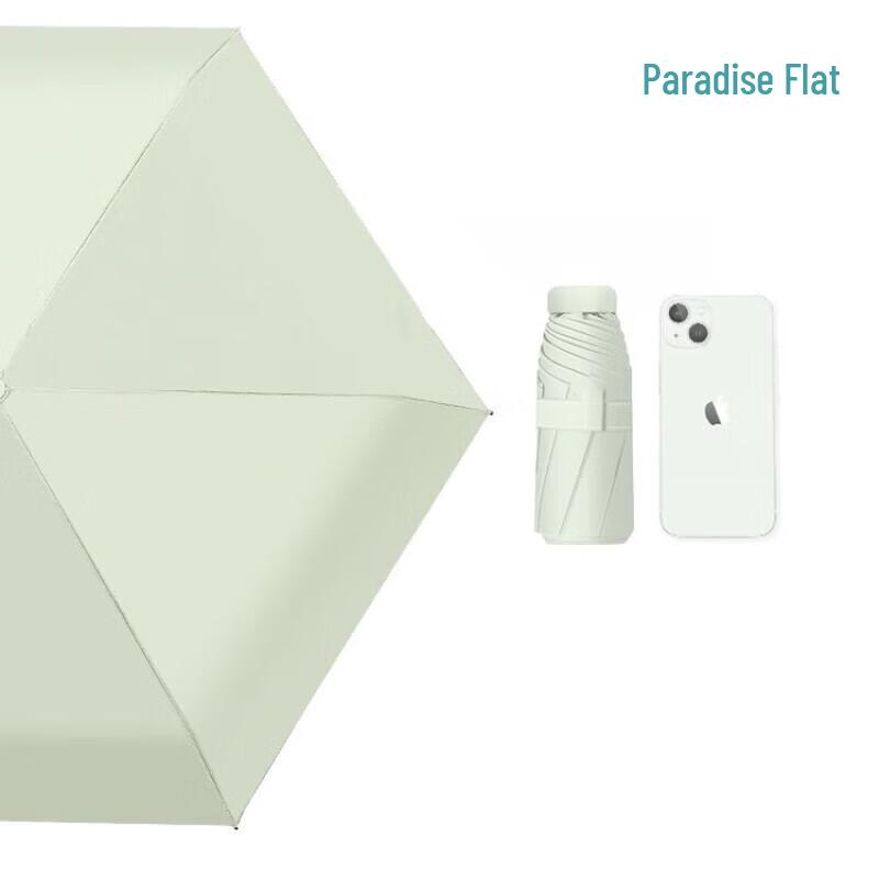 Paradise Compact 5-Fold Capsule Travel Umbrella
