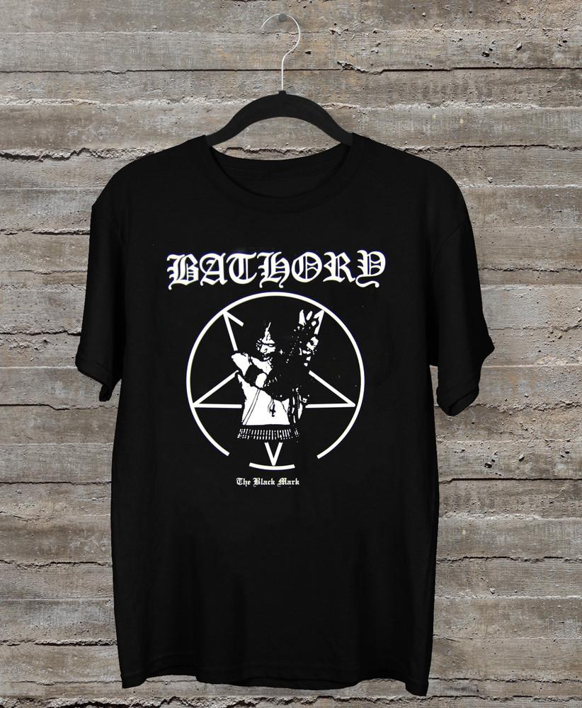 

NEW BATHORY - The Black Mark Black All Size Gift Fan T-Shirt PP382 Unisex T-Shirt L
