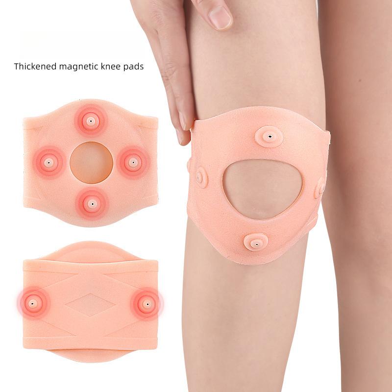 SEBS Magnetyczne Nakolanniki Outdoor Bieganie Jazda na Rowerze Sporty Uciskowe Nakolanniki na Rzepkę Miękkie Elastyczne Dopasowanie Podkładki Sportowe