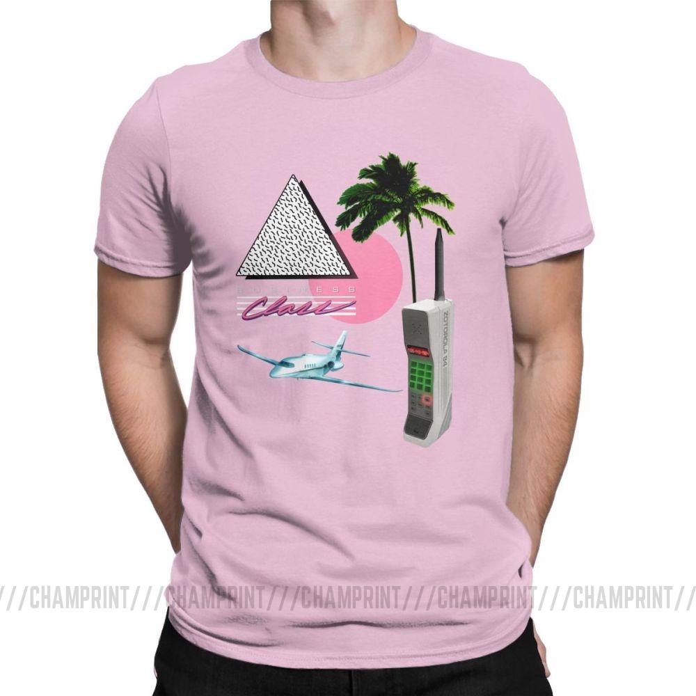 Business Class 84 Collection T Shirts Men Vhs Vaporwave Short Sleeve Funny Tee Shirt Crewneck Cotton
