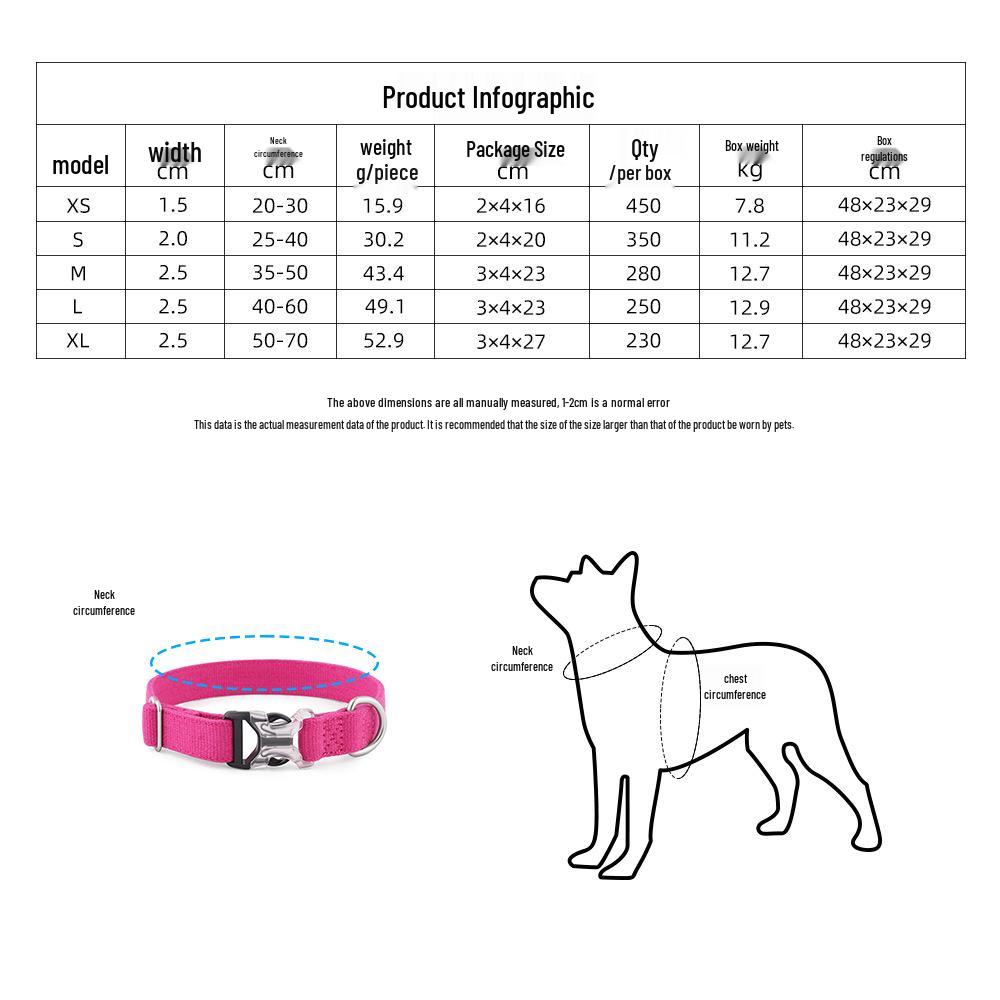 Cotton Linen Pet Collar for Small to Large Dogs - Neck & Leash Set for Huskies and Teddies