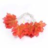 LED Pumpkin & Maple Leaf String Lights for Halloween and Thanksgiving Decor
