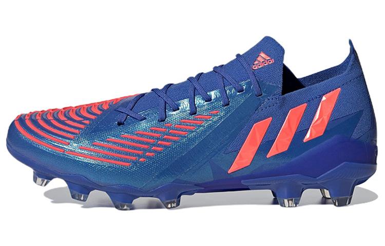 Adidas Unisex Predator Edge.1 Low HG/AG Outdoor Boot Blue Orange GZ6440 41⅓