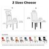 Water Repellent High Back Chair Cover Jacquard Stretch Xl Size Chair Covers For Dining Room Anti-Dirty Easy Care Seat Protectors
