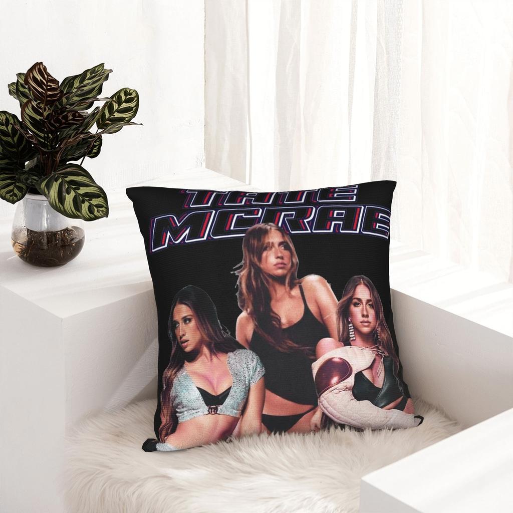 Decorative Pillow Cover Tate McRae Think Later Tour Accessories Chair  Throw Pillow Case Cover Square Multi-Size