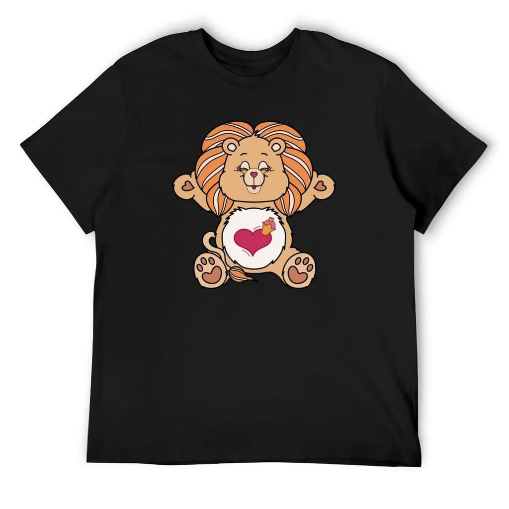 Brave Heart Lion Caring Bear Cousin Stuffie T-Shirt Aesthetic clothing luxury t-shirt vintage clothes mens graphic t-shirts