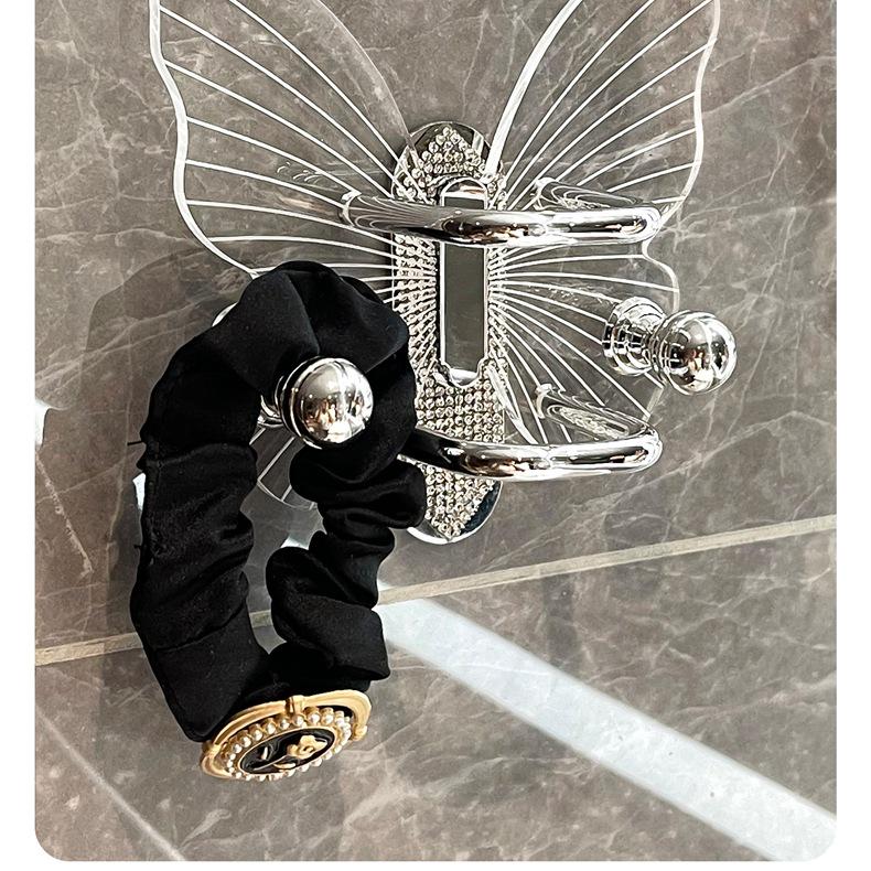 Wall-Mounted Acrylic Hair Accessory Organizer & Comb Rack