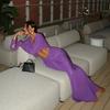 Purple Hollow Dress Sexy Exposed Belly Women Pleated Bow Long Sleeved V-Neck Slim Wrap Hip Dress 2025 New Summer Fashion