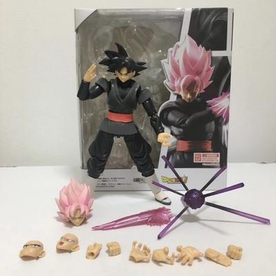 SHF דרגון בול סופר סאיאן שיער ורוד סון גוקו מפרקים מפרקיים דמות אקשן מ-PVC ניתנת להזזה צעצועים אספנות 16 ס"מ