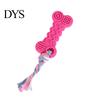 Vibrant Color Dog Chew Toys Teeth Cleaning Puzzle Sturdy Teething Cookies Shaped for Home Fadeless