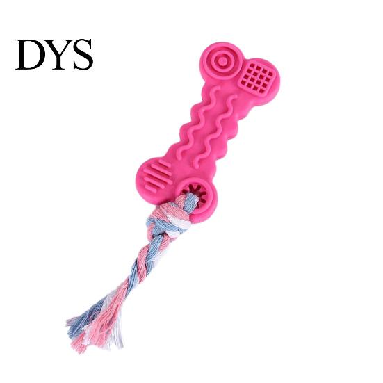 Vibrant Color Dog Chew Toys Teeth Cleaning Puzzle Sturdy Teething Cookies Shaped for Home Fadeless