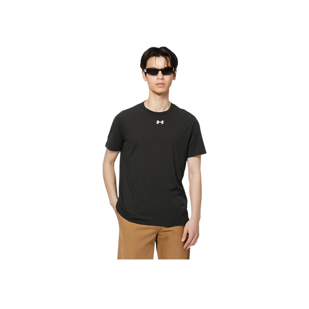 Under Armour Printed Crew Neck Breathable Quick-Dry Sports Casual American Vintage Short Sleeve T-Shirt Men Tops Black 22500517-001