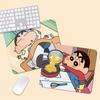 Crayon Shin-Chans Gaming Mouse Pad Anime Cute Desktop Mausepad For Computer Offices Gamer Mouse Mats Anti-Slip Easy To Clean