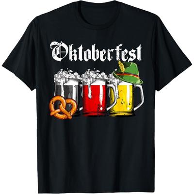 Oktoberfest Beer German Flag Clothing Men Women Drinking Mug T-Shirt(1)