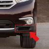 Chrome Front Bottom Fog Light Lamp Cover Trim 2pcs/set For Toyota Highlander 2011 2012 2013 Car Stylings Exterior Accessories