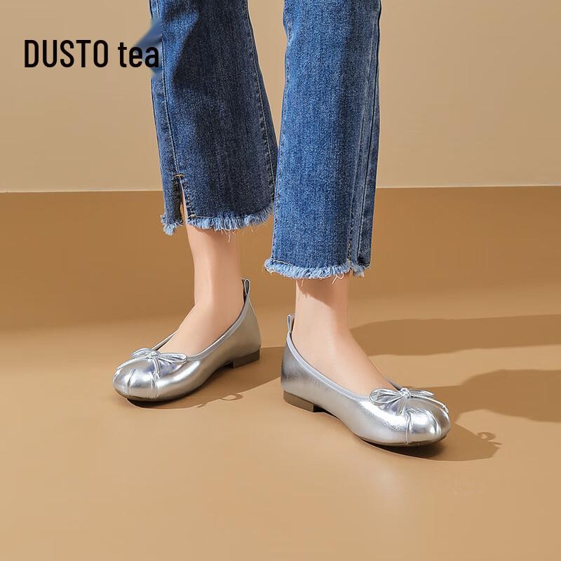 Women s Soft Sole Low-Heel Slip-On Ballet Flats 38