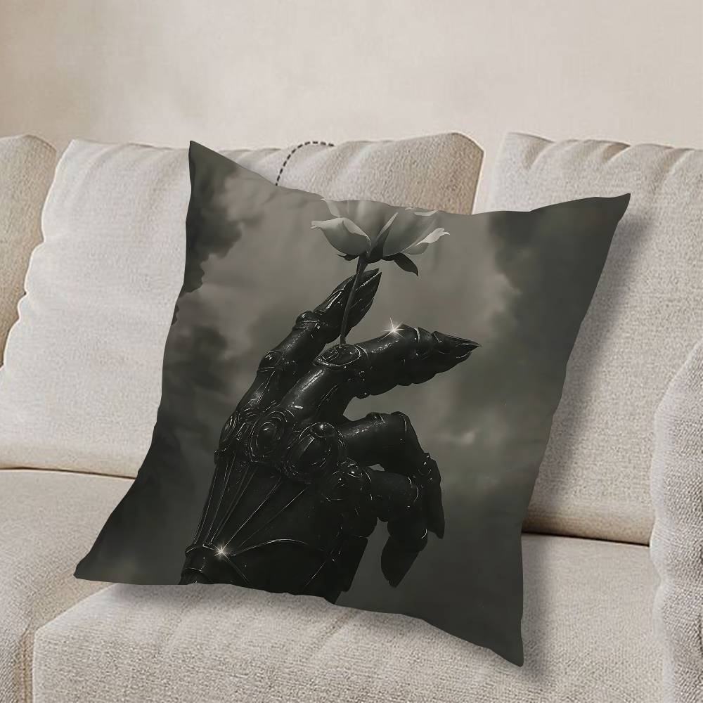 fully armed Medieval Knight Pillow Case Pillow Case Living Room Sofa Cushion Cover Suitable For Home Bedroom Room Decoration