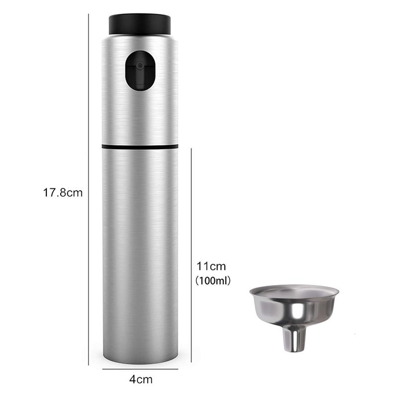 LMETJMA Oil Sprayer for Cooking Olive Oil Sprayer Mister with Funnel Olive Oil Spray Bottle for Salad BBQ Baking