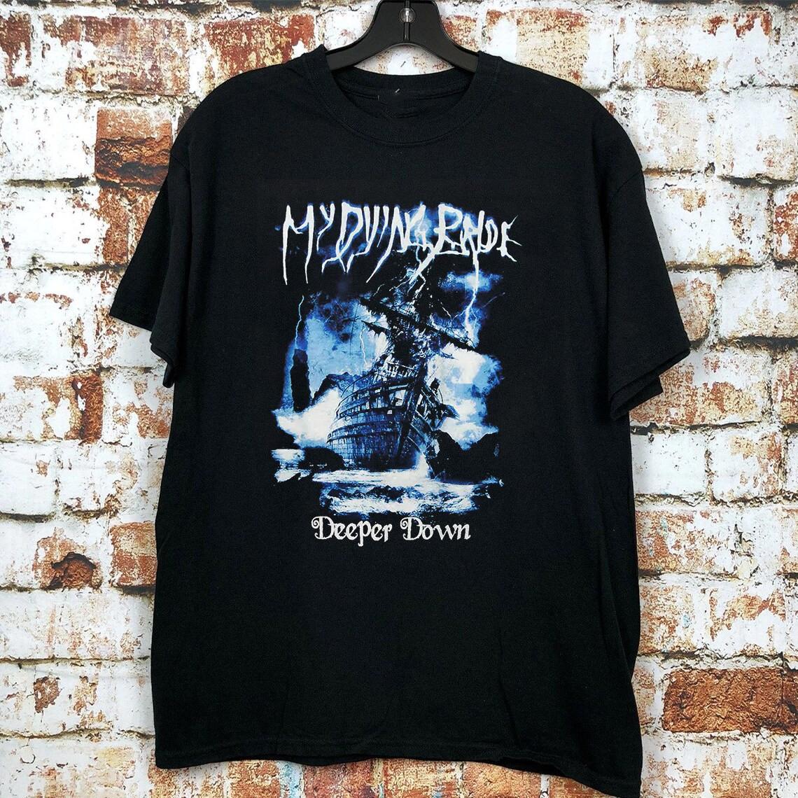 My Dying Bride Band Deeper Down T Shirt Full Size S-5XL S разноцветный