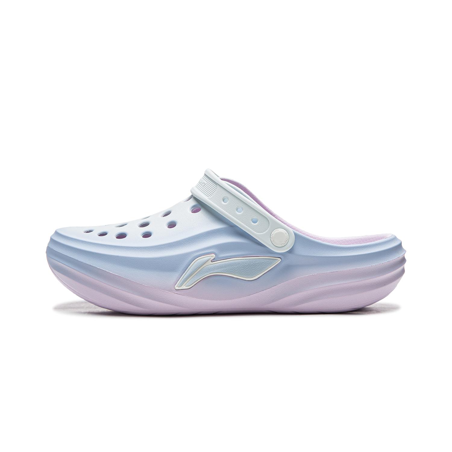 Li Ning Soda Удобные Легкие Стильные Дышащие Сухие Толстая Подошва Увеличение Роста Износостойкие Нескользящие Амортизирующие Клоги AGUW005-16 46 3830₽