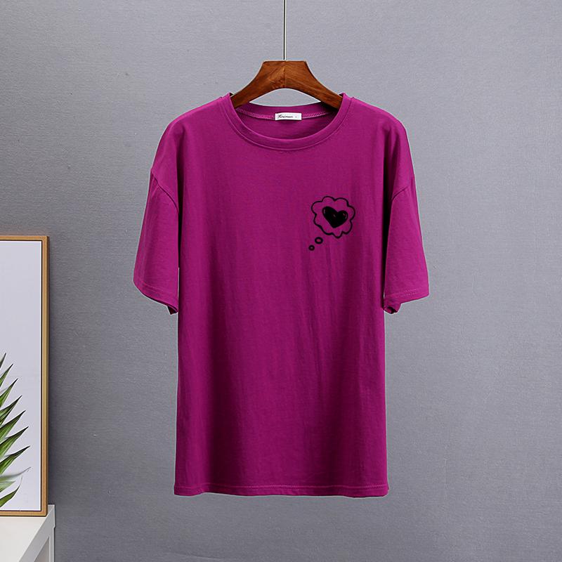 Hirsionsan Graffiti Grafik T-Shirt Damen Sommer Einfache Druck T-Shirts Baumwolle Elegant Damenkleidung Locker Lässige Pullover Tops