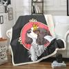 Queen'S Crown Flange Fleece Blanket Living Room Bedroom Decorative Blanket