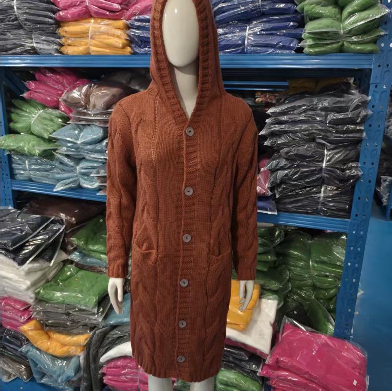 Europäischer & Amerikanischer Damen Plus Size Strickjacke Pullover Mantel - Neue Mode Strickwaren 2026