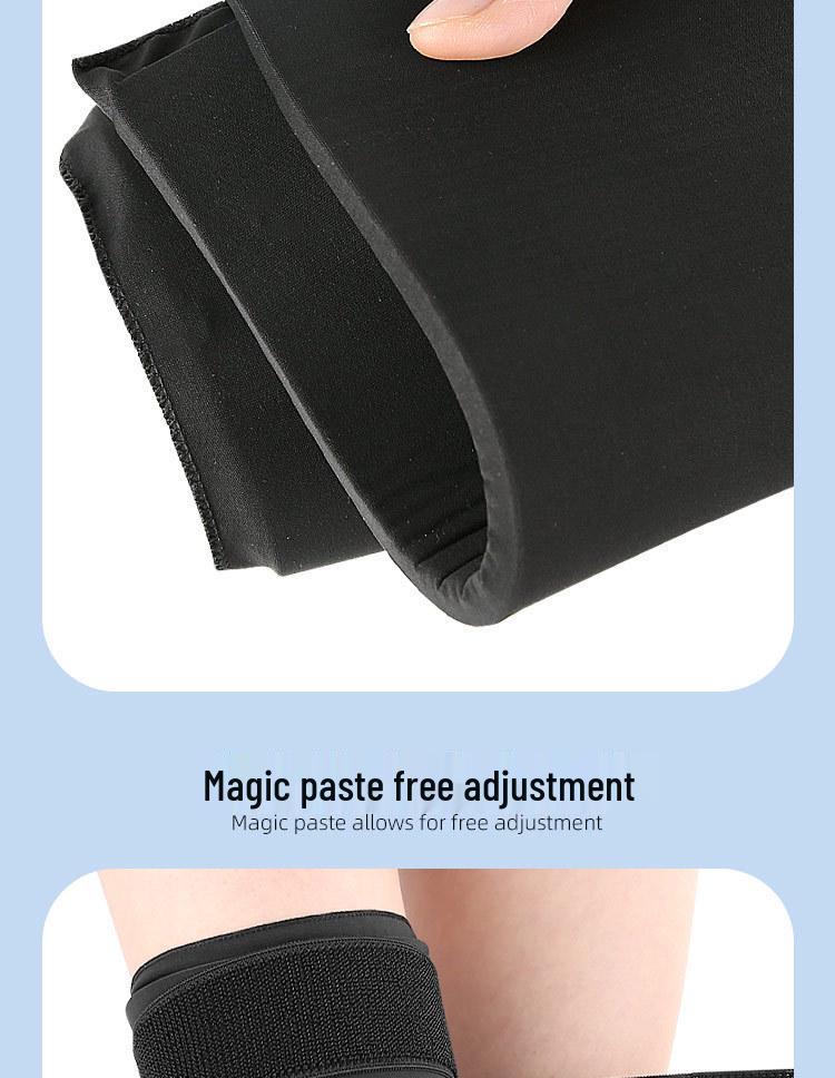 Verstellbare Kniebandage mit Gel für Heiß-/Kaltanwendung und Klettverschlüssen für Sport & Fitness