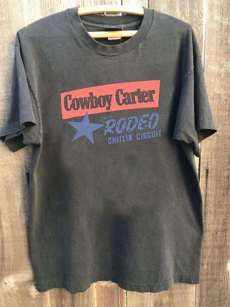 Beyonce Cowboy Carter Album T Shirt, Rodeo Chitlin Circuit Tour 2025 Reprint Unisex T-Shirt XXL