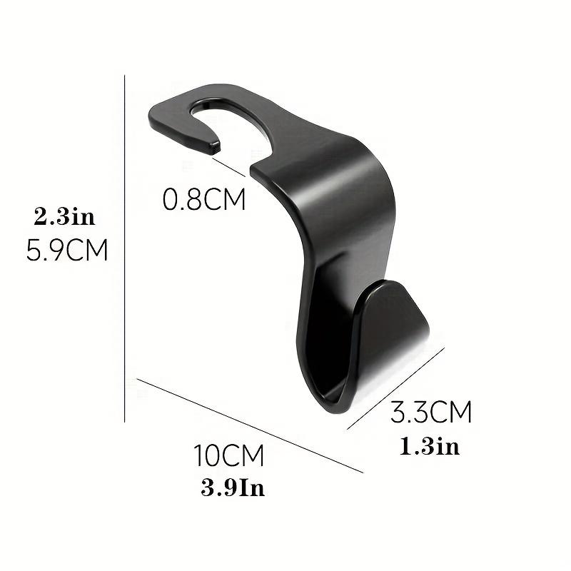 4 Stück Auto Sitz Kopfstütze Haken Aufbewahrung Kleiderbügel Auto Fahrzeug Rücksitz Organizer Halter Für Tasche